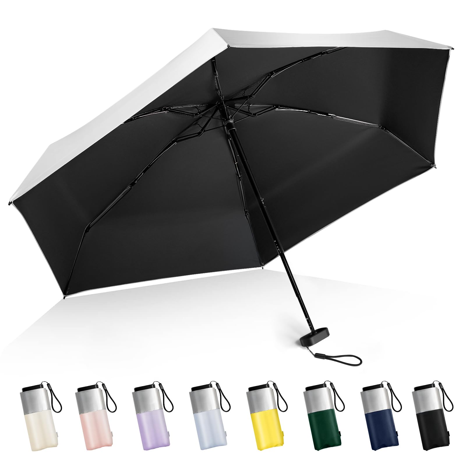 Amazon.com: LEAGERA Mini Umbrella For Purse - UPF 50+ UV Blocker
